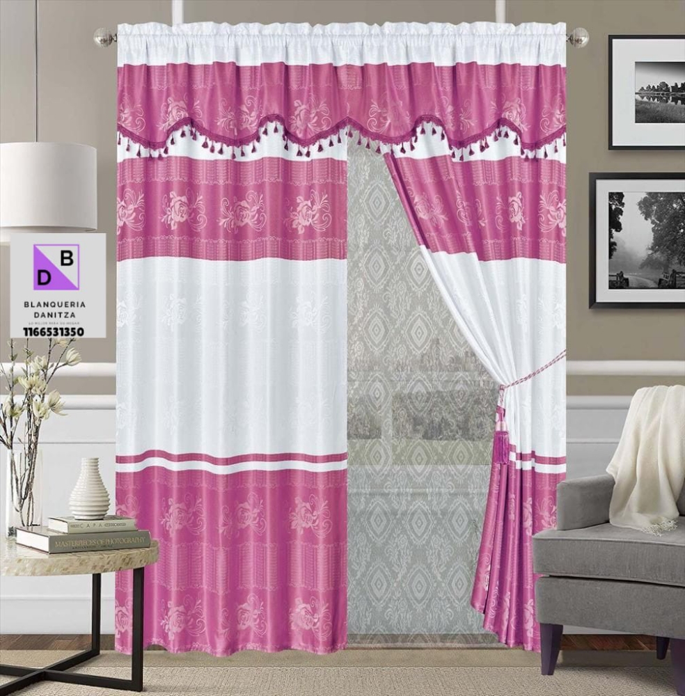 Juegos de Cortinas de Ambiente de 4 Paños Casatex - Imagen 4
