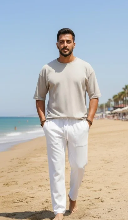 Pantalón de Lino Soqndex