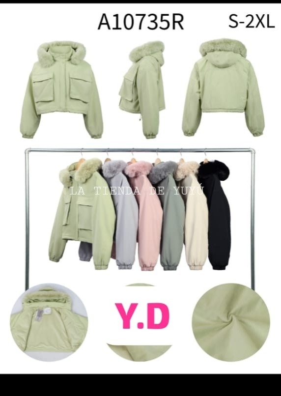 Campera Liviana Abrigo Piel Mujer Yd la Tienda de Yuyu - Imagen 3