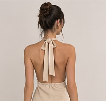 Blusa Holter Asimétrico - Imagen 2