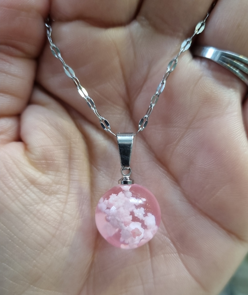 Cadena con Dije Cielo con Nubes - Imagen 3