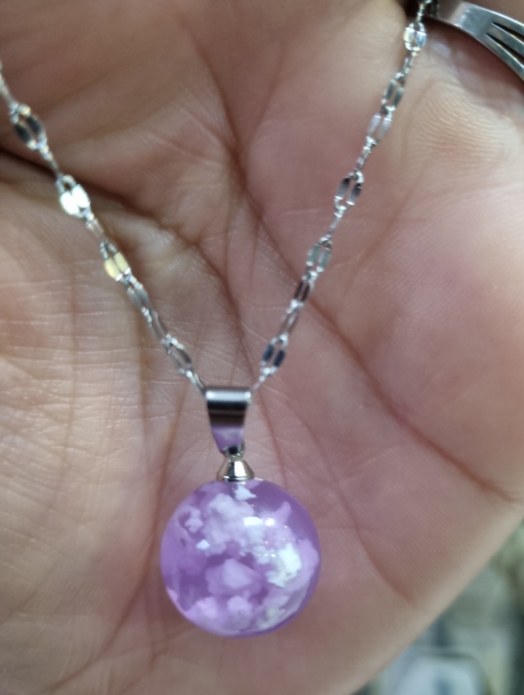 Cadena con Dije Cielo con Nubes - Imagen 4