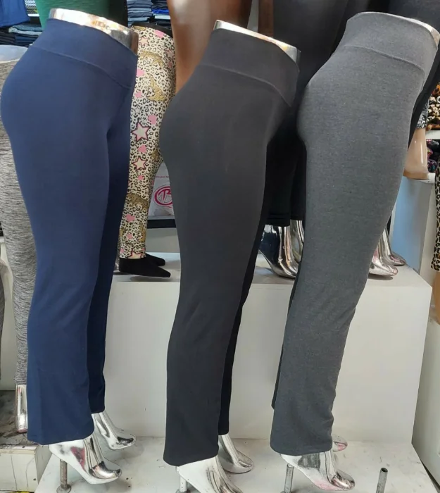 Calza Recta Algodón con Lycra