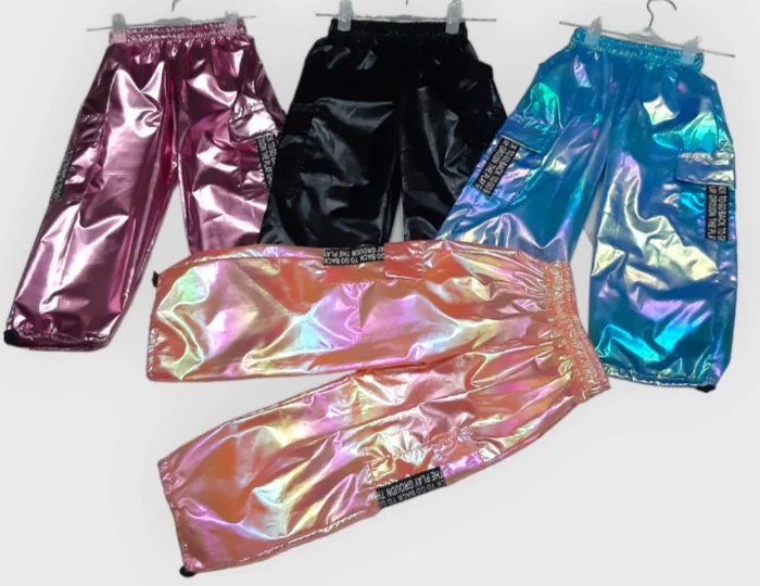 Pantalon Cargo Metalizado Nena