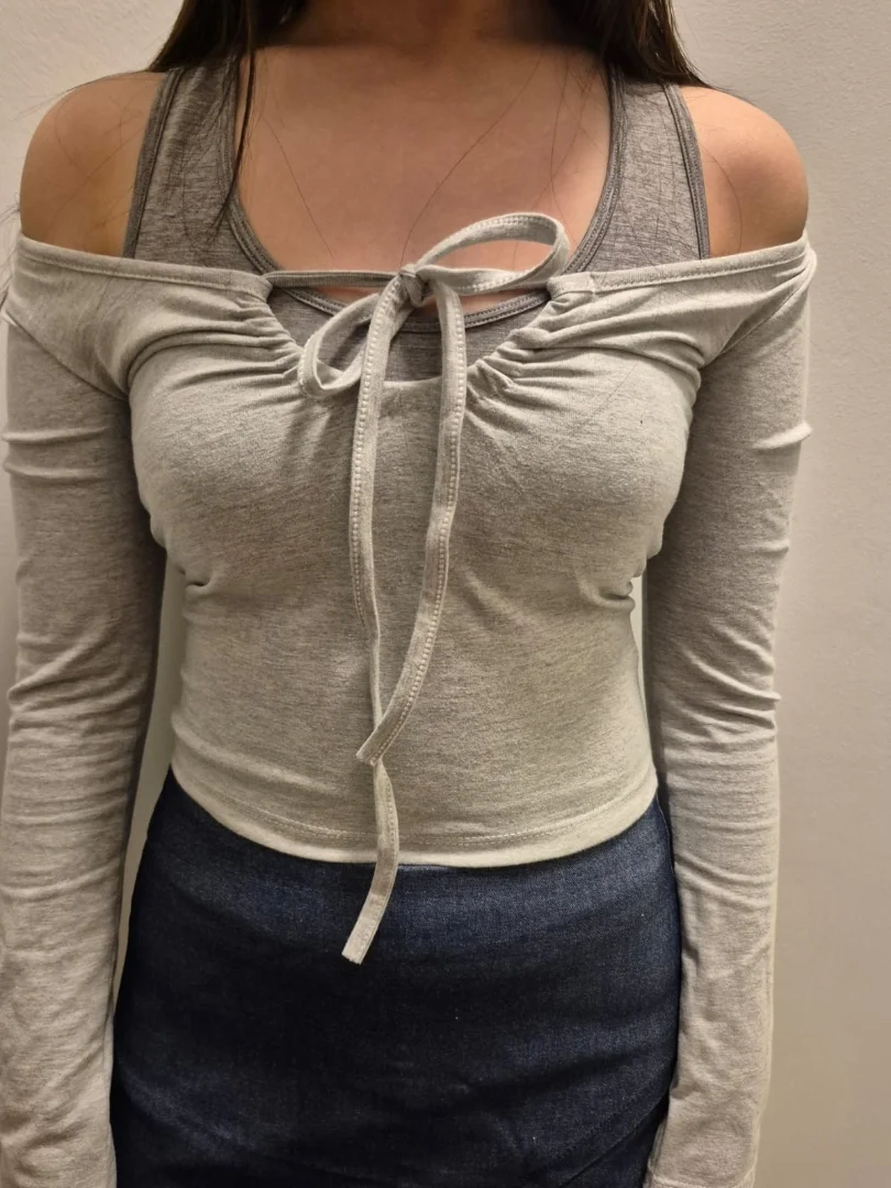 Camiseta Remera Manga Larga Tiras - Imagen 1