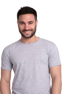 Remera Manga Corta Lisa Algodón Cardado