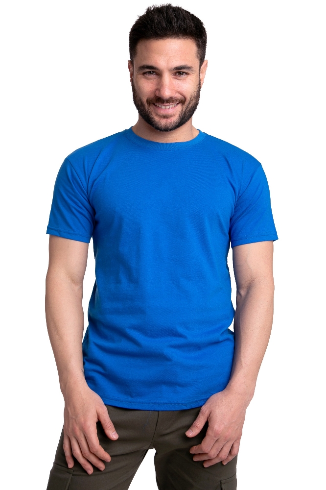 Remera Manga Corta Lisa Algodón Cardado - Imagen 2