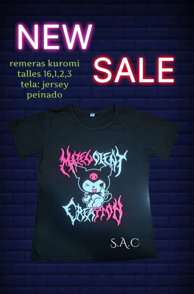 Remeras de Kuromi - Imagen 2