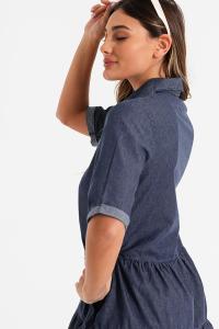 6042 Vestido Camisero Fluido - Miniatura 5