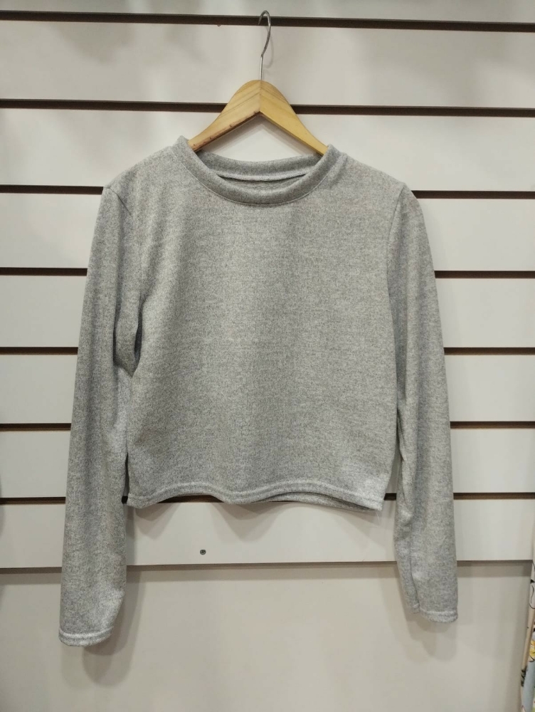 Remeras Crop de Lanilla - Imagen 2