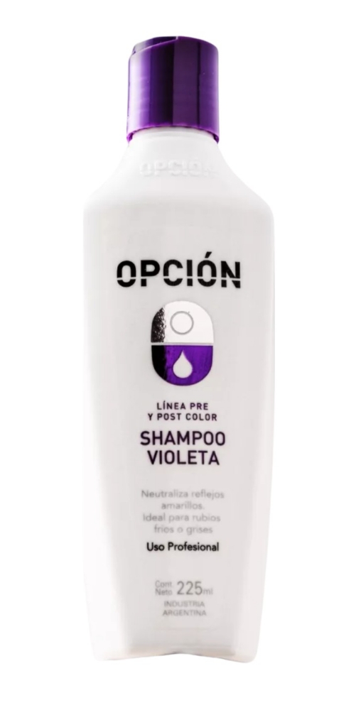 Opción Shampoo Matizador Violeta X 250 Ml - Imagen 1