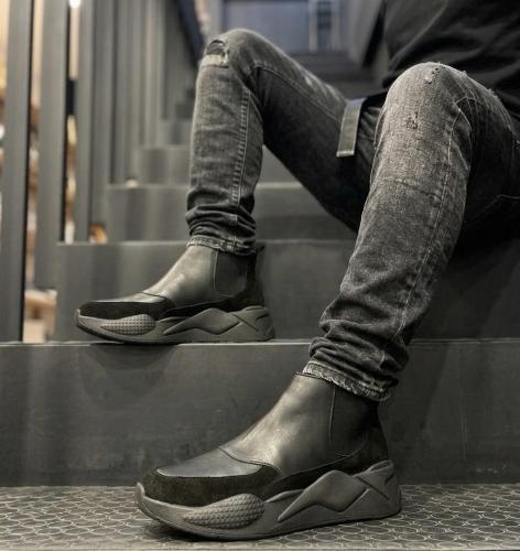 Bota Liverpool Vacuno Negro Oferta Efvo. en Locales sin Cambios