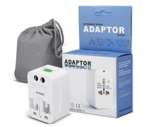 Adaptador Enchufe Universal Viajero (40212)