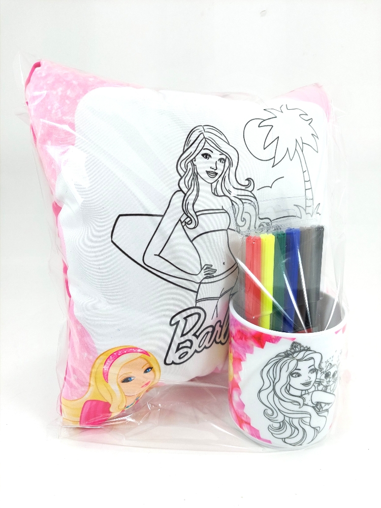 Combo Taza ,almohada para Pintar 6 Marcadores - Imagen 2