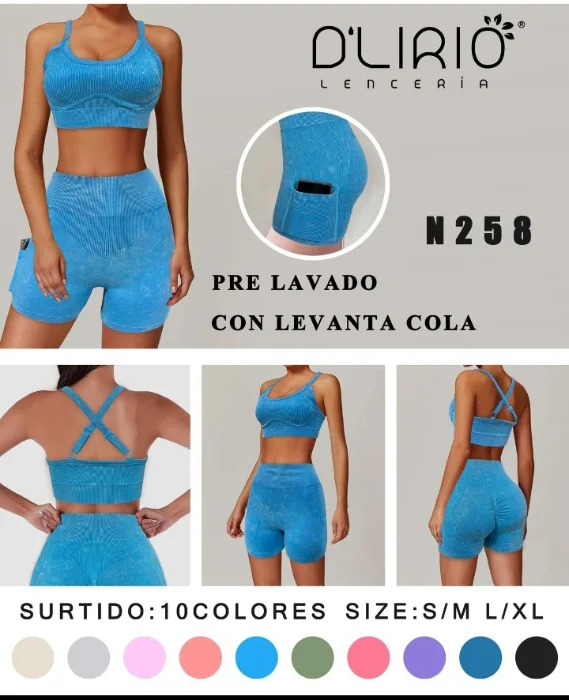 Conjunto Prelavado Push Up D'lirio