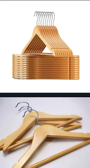 Perchas de Madera Adultos y Niños