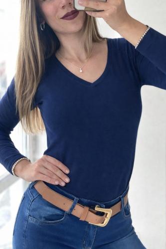 Camiseta en V por Talles - Modal Soft - Miniatura 2