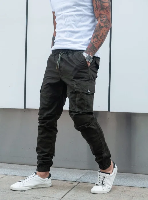 Jogger Cargo de Gabardina