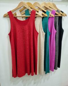 Vestido Bobo Ronna Metal Foil