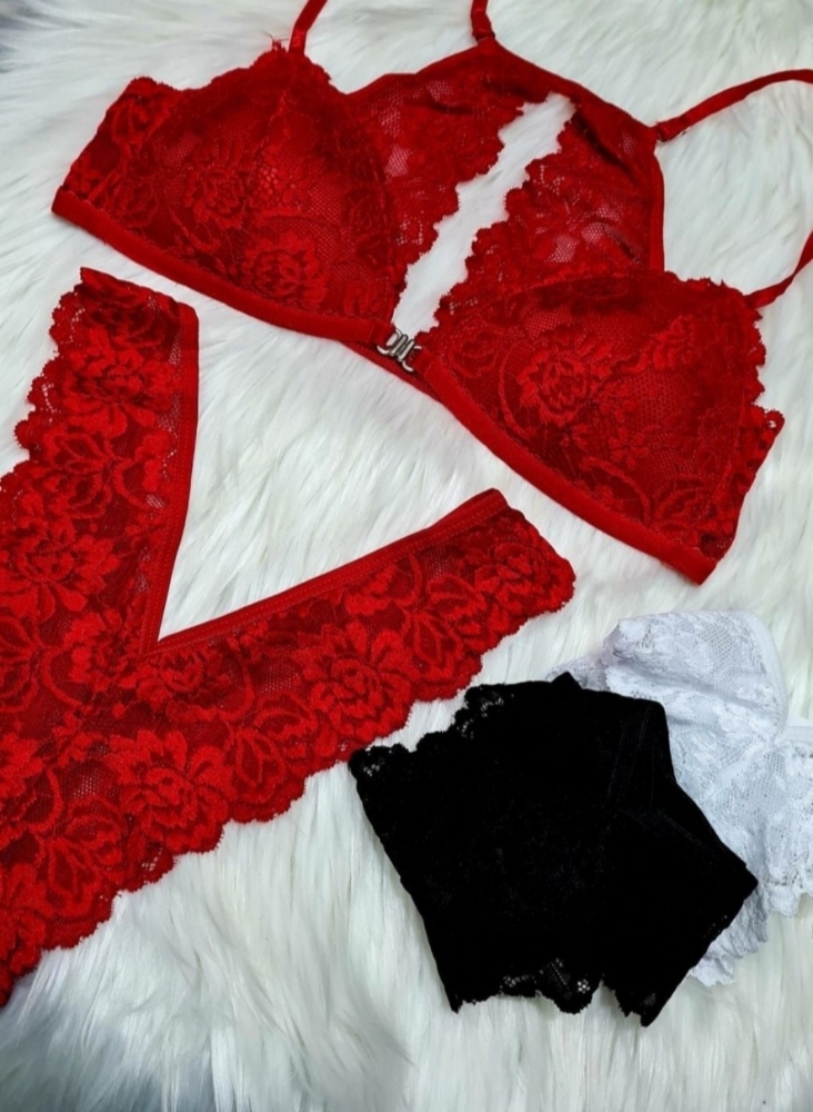 Art 800 Conjunto Triángulo Sof sin Aro sin Push Up con Prededor con Scote - Imagen 3