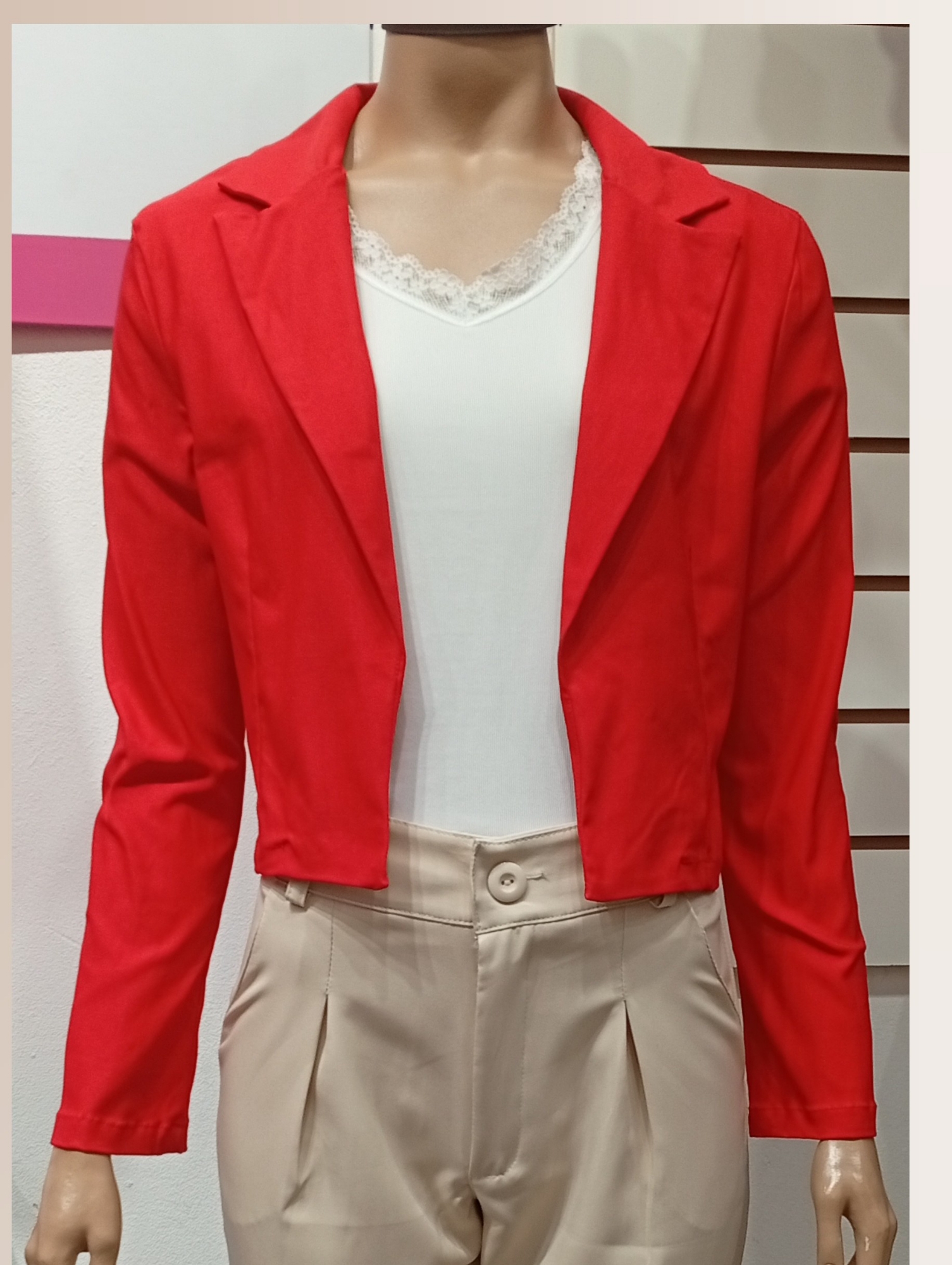 Blazer Corto de Bengalina - Imagen 3