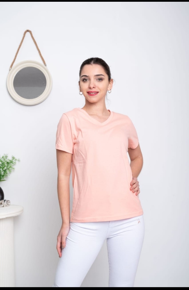 Remeras Algodón en V - Imagen 2