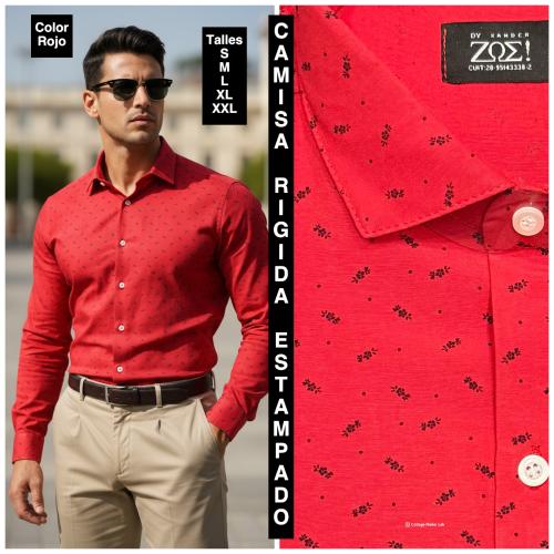 Camisa Estampadas Semi Entalladas
