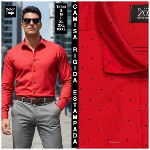 Camisa Estampadas Semi Entalladas - Miniatura 7