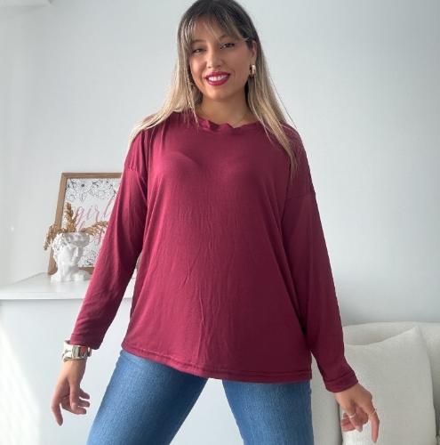 Remeron Tajo en la Espalda Modal Viscosa