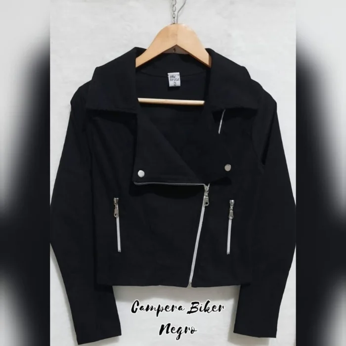 Campera Biker Cruzada