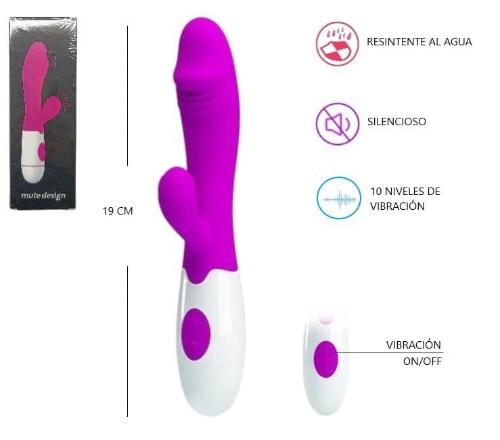 Vibrador Masajeador de Clitoris Recargable