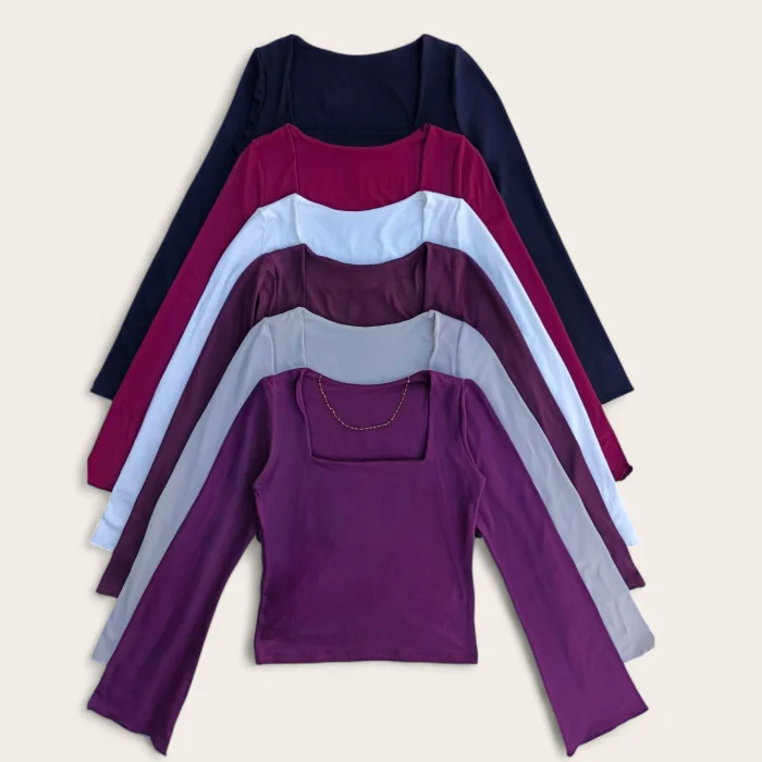 Camiseta Escote Cuadrado