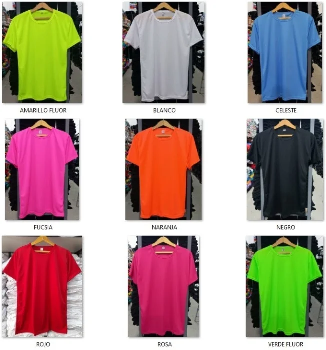 Remera Set Deportivo Adulto para Sublimar