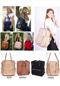 Mochila  Morral Cartera Triple Función Andylu Accesorios - Miniatura 8