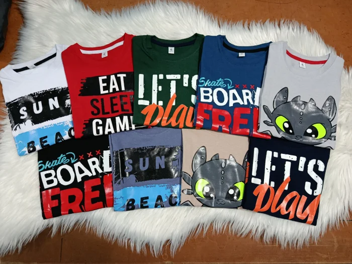 Remeras Varon de Algodon Manga Corta.