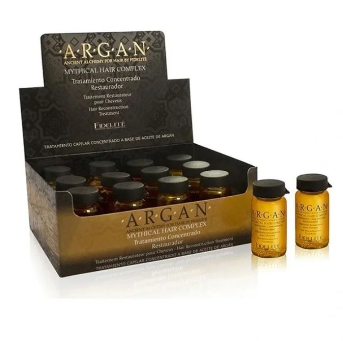 Argán Fidelite Cajita X 12 Ampollas Nutrición y Brillo
