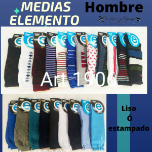 Medias Elemento de Hombre y Dama