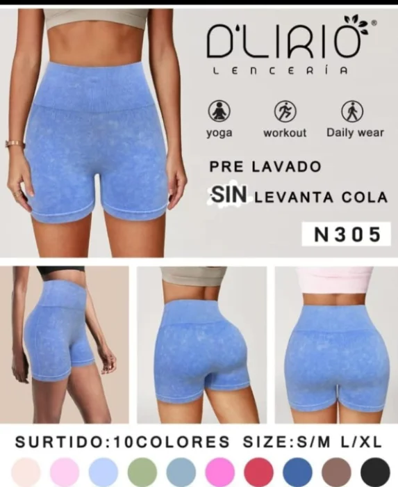 Short Prelavado sin Fruce Delirio