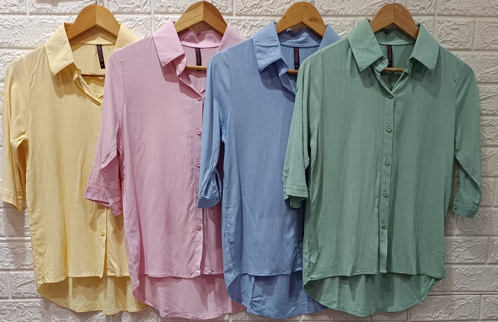 Camisa Clásica 3/4 Lino con Spandex - Imagen 6