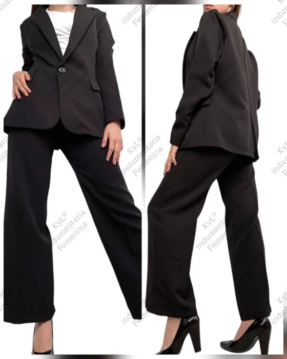 Conjunto Blazer+palazo Sastrero(crep)