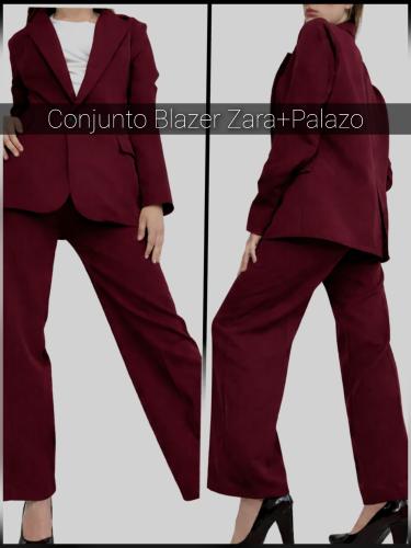 Conjunto Blazer+palazo Sastrero(crep)
