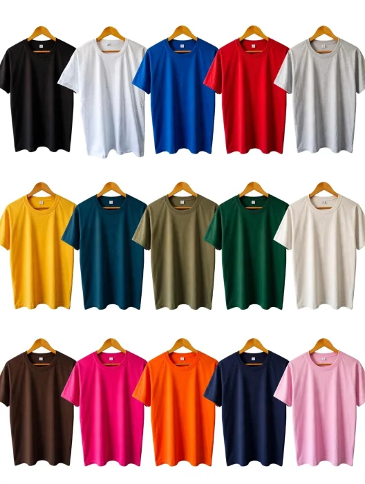 Remeras Lisas de Algodón  Peinado 24.1  Premium