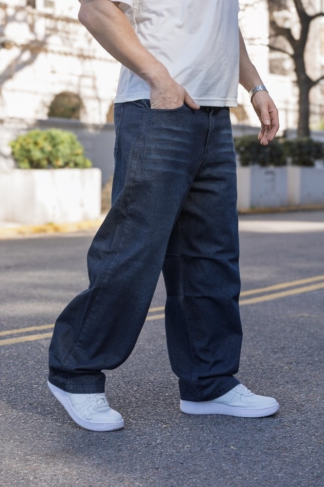 Jean Baggy Óxido Azul Hombre - Imagen 2