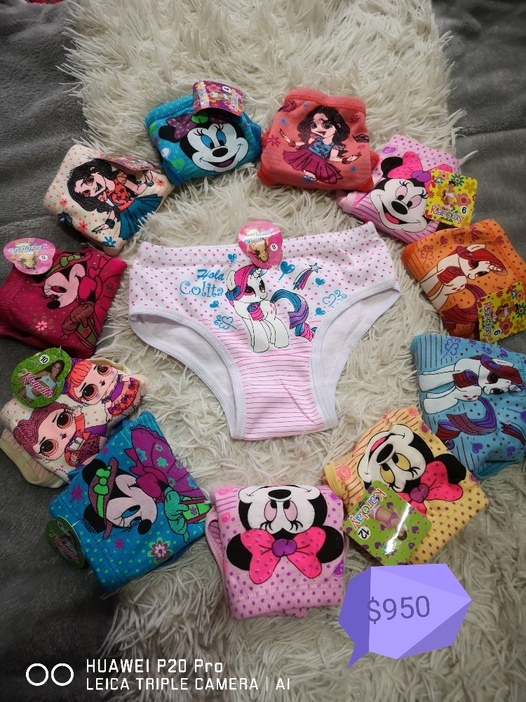 Bombachitas de Nena Importadas Vienen por Talle - Imagen 2