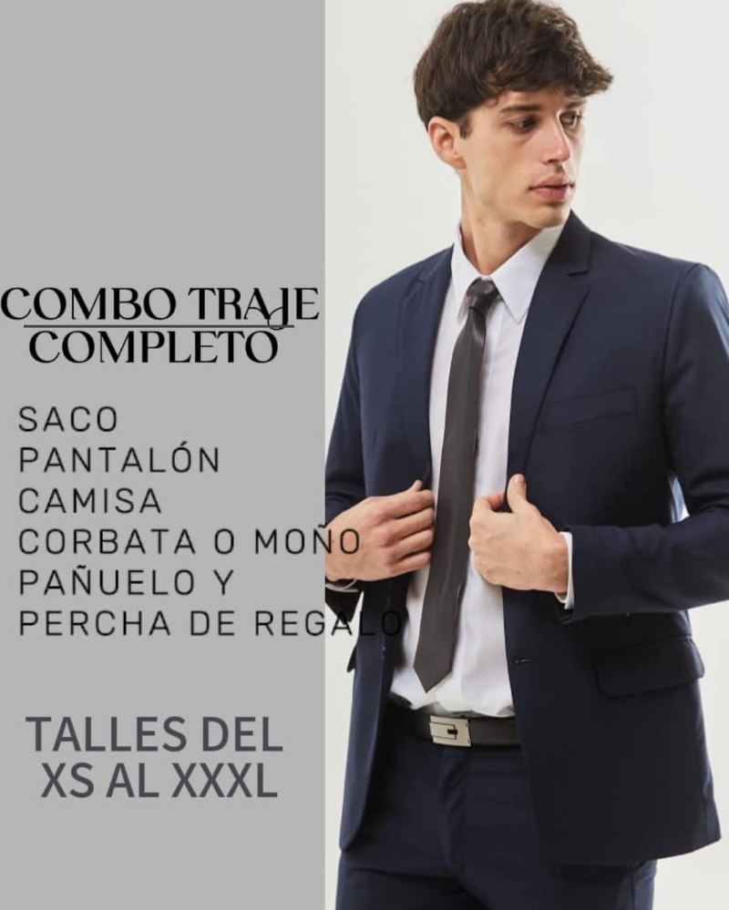 Promo Combo Traje Completo 5 Piezas Egresados - Imagen 9