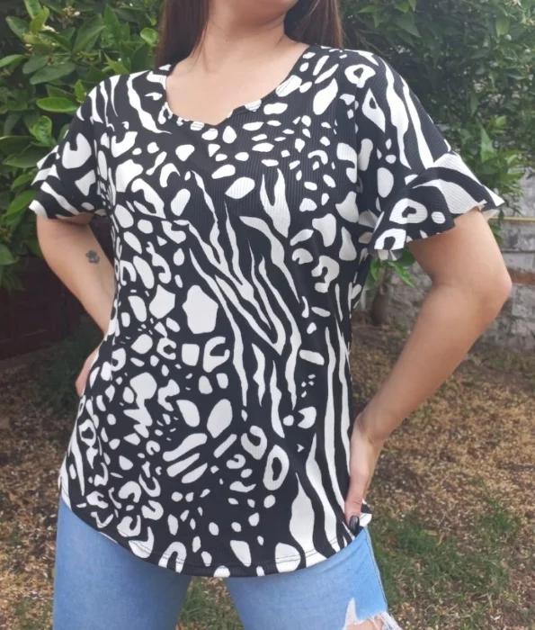 Remeron C/volado Morley Estampado