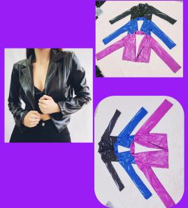 Blazer de Cuerina