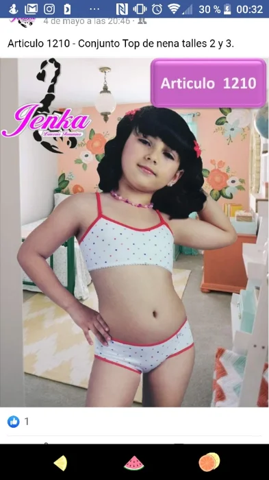 Conjunto de Nena Pack X 12 Fondo Color