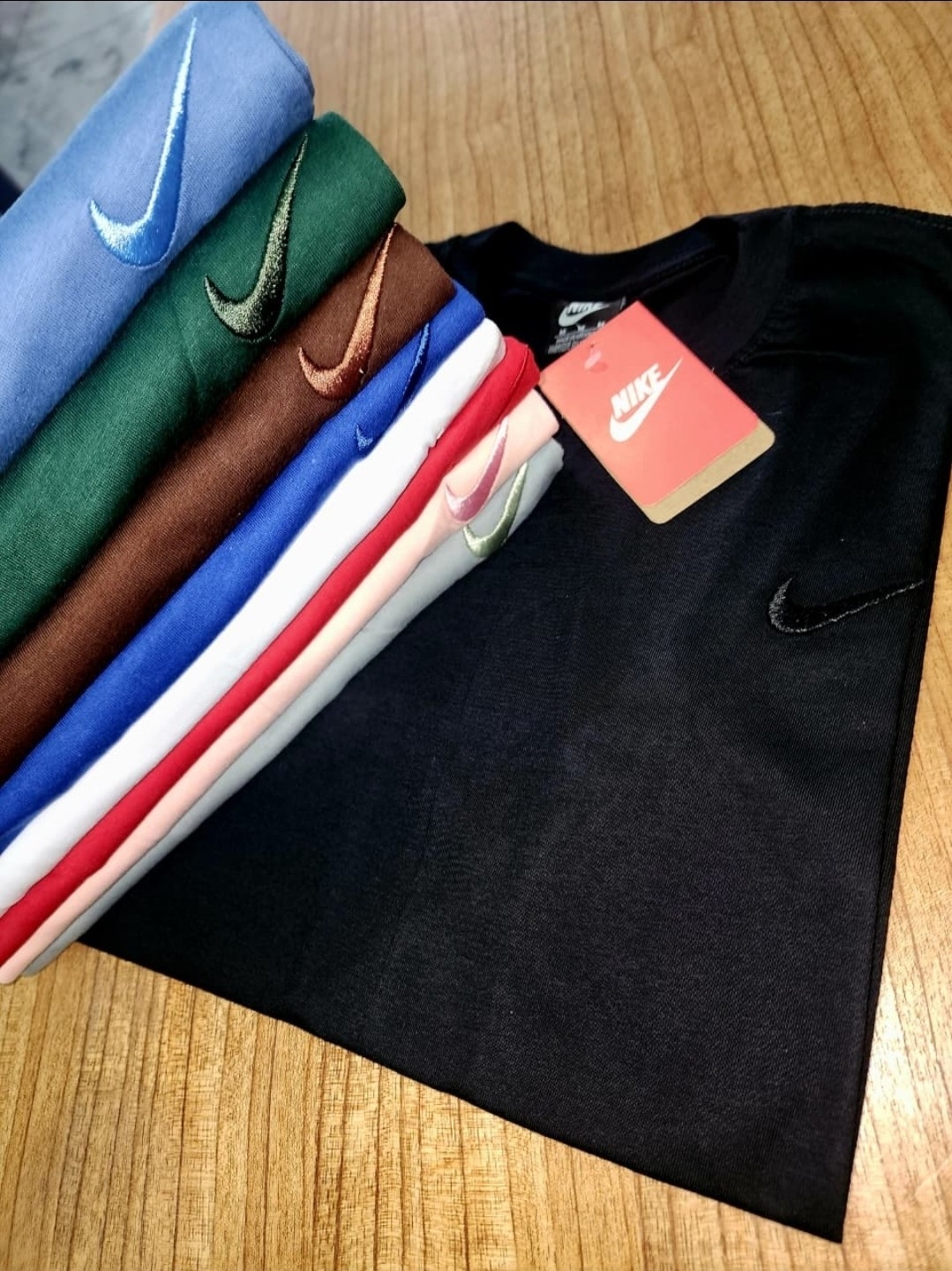 Remeras Algodon Peinado Bordadas - Imagen 8