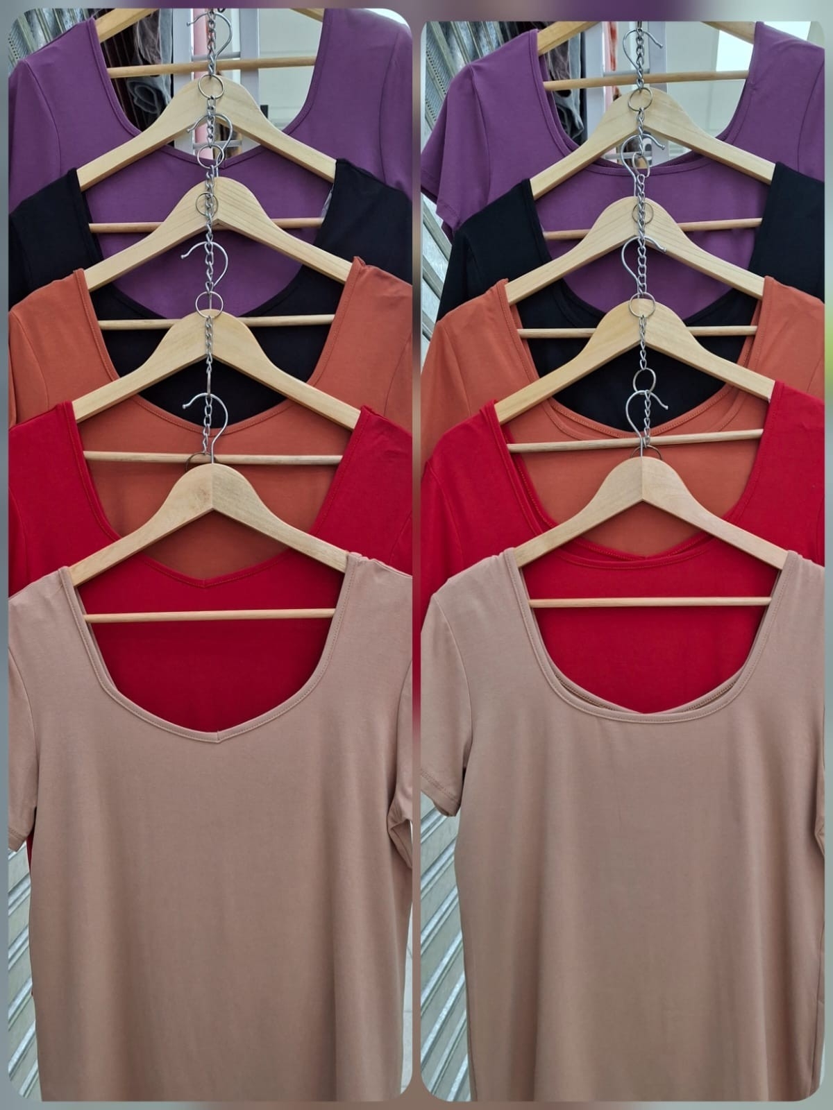 Remera 2en1 X Talles- Modal Viscosa - Imagen 2